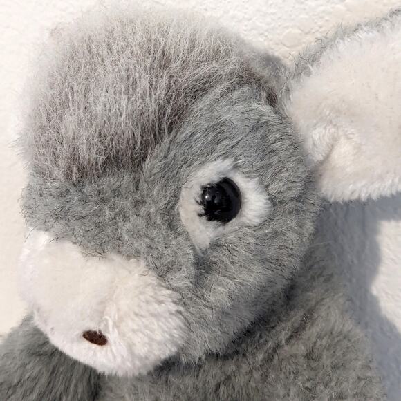 Vintage Baron the Burro Donkey Plush Pedigree Gray Stuffed Animal VTG Toy 11" - Picture 6 of 10